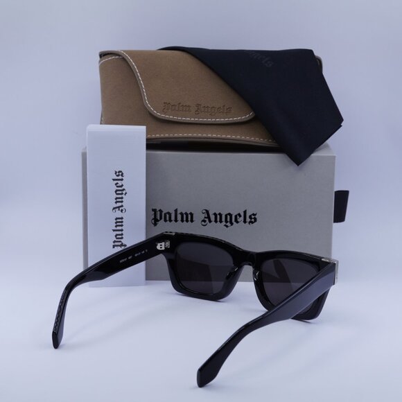 Palm Angels PERI101 WESTPORT 1007 Cat Eye Sunglasses - Black/Dark Grey - Picture 9 of 9